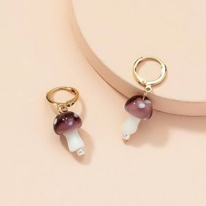 New mushroom earrings